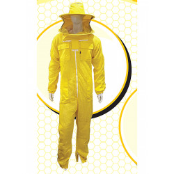 Ολόσωμη μελισσοκομική μάσκα αεριζώμενι κίτρινο