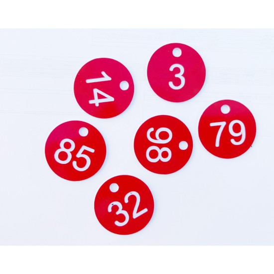 Πλαστικά νούμερα κυψελών στρόγγυλα 1-50 Πλαστικά νούμερα κυψελών στρόγγυλα 1-50