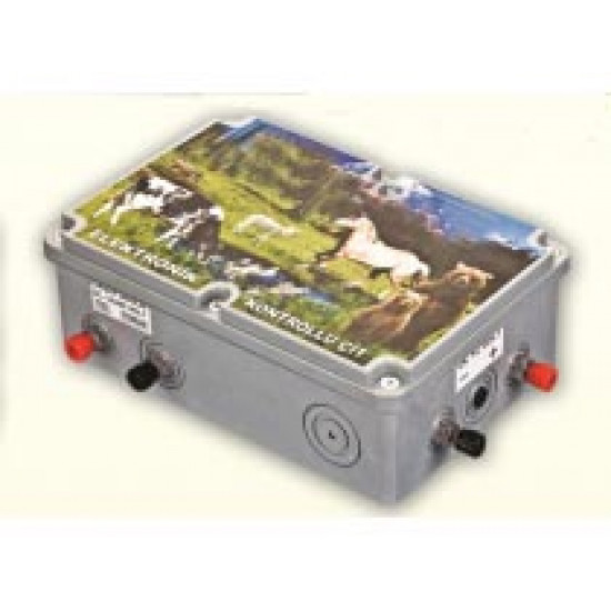 Controls electric fence