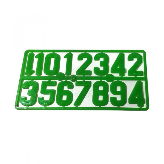 Plastic cell numbers